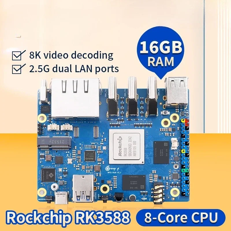 16 ГБ, одноплатный компьютер R – обзор и цена Orange Pi 5 Plus 16Gb