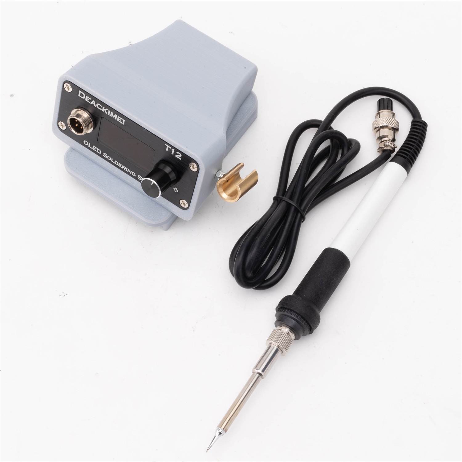 Портативная беспроводная паяль – обзор и цена Soldering Station T12 Oled